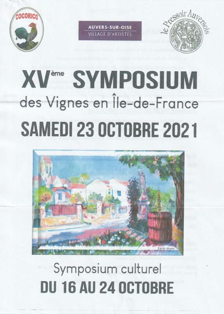Affiche XV Symposium 23 Octobre